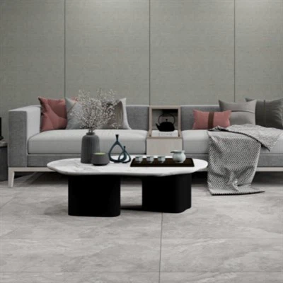 Tíleanna poircealláin Neamhlonrach Dorcha Liath